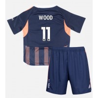 Nottingham Forest Chris Wood #11 Tredjedraktsett Barn 2023-24 Kortermet (+ Korte bukser)